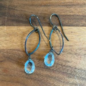 Light Blue Dangle Earrings